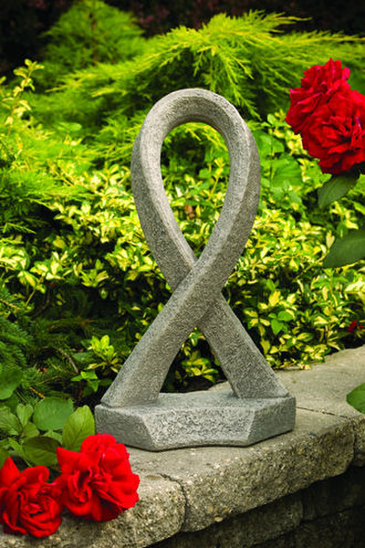 Breast cancer awareness and yellow ribbon tribute Sculpture